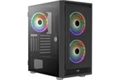 Obudowa komputerowa - AeroCool Geh Midi Graphite black v3 MicroATX/ATX/M - Obudowa komputerowa - Tower - Czarny - ACCM-PB24133.11