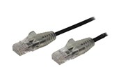 Kabel sieciowy - StarTech.com 1.5m Slim LSZH CAT6 Ethernet Cable. - Czarny - 1m - N6PAT150CMBKS