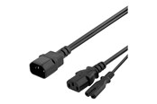 Kabel zasilajacy (wewnetrzny) - Pro Power Cable C14 - Czarny - 0.2 m - 7333048035042