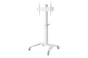 Uchwyty ścienne, uchwyty AV i meble AV - Deltaco Office Display Cart White - Max 70 kg - recommended for 70" - ARM-0452