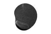 Akcesoria dla myszy i klawiatury - Gembird MP-GEL-BLACK - mouse pad with wrist pillow - MP-GEL-BK