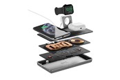 Telefon - Adapter i Ładowarka - ALOGIC Ultra Power 3-in-1 wireless charging pad + AC power adapter - USB - UP2QC10AWM-SGR