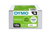 Papier, papier fotograficzny i etykiety - DYMO ® D1 Tape 12mm x 7m black on white 10-pack - 2093097