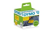 Papier, papier fotograficzny i etykiety - DYMO LW Yellow Large Shipping Labels/Name Badges 54mm x 101mm Roll of 220 Easy-Peel Labels Self-Adhesive - 2133400