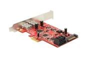 Kontroler, sterownik - DeLOCK PCI Express - 2x external USB 3.0 + 2x internal SATA 3.0 - 89389