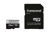 Karta pamięci - Transcend 350V High Endurance MicroSD/SD - 100MB/s - 256GB - TS256GUSD350V