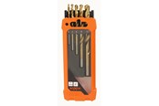 Wiertla & Bity - Boxer Drill bit set – 5 pcs. (titanium) - 31312