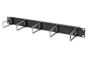 Akcesoria sieciowe - DIGITUS DN-97667 Cable Management Panel Steel Rings 482.6 mm (19") Cabinets 1U - DN-97667