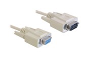 Kabel wyświetlacza - DeLOCK serial extension cable - DB-9 to DB-9 - 5 m - 84016