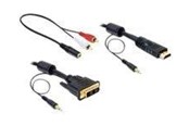Kabel wyświetlacza - DeLOCK video / audio cable kit - 84455