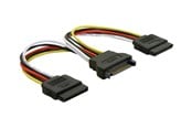 Kabel zasilający (wewnętrzny) - DeLOCK power cable - SATA power to SATA power - 15 cm - 60105