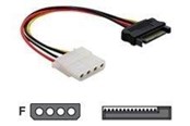Kabel zasilajacy (wewnetrzny) - DeLOCK power cable - SATA power to 4 PIN internal power - 12 cm - 60115
