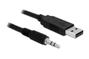 Adapter Sieciowy (karta sieciowa, serwer druku, itp.) - DeLOCK Converter USB 2.0 > Serial-TTL 3.5 mm stereo jack (5 V) - 83115