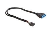 Kabel USB - DeLOCK USB internal cable - 9 pin USB header to 19 pin USB 3.0 header - 30 cm - 83281