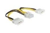 Kabel zasilający (wewnętrzny) - DeLOCK power cable - 8 pin EPS12V to 4 PIN internal power - 15 cm - 83410