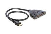 Przełącznik ekranu i dźwięku - DeLOCK HDMI 3 - 1 Switch bidirectional - 87619