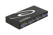 Przełącznik ekranu i dźwięku - DeLOCK Switch VGA 4 port manual bidirectional - 87635