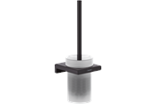 Akcesoria do czyszczenia - Hansgrohe addstoris toilet brush matt black - 41752670