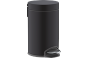 Akcesoria lazienkowe - Hansgrohe addstoris pedal bin matt black - 41775670