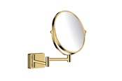 Akcesoria lazienkowe - Hansgrohe addstoris shaving mirror polished gold-optic pvd - 41791990