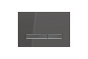 Toalety, siedzenia, bidety i czesci zamienne - Geberit sigma50 actuator plate 246 x 164 x 14 mm deep black/black chrome - 115.671.DW.2
