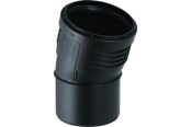 Produkty odwadniajace - Geberit silent bend 15 ° 110mm mf black pp - 184834110
