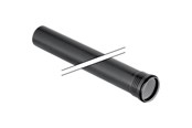 Produkty odwadniajace - Geberit silent afløbsrør 110x250mm 1mf sort pp - 390.501.14.1