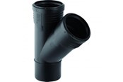 Produkty odwadniajace - Geberit silent branch pipe 45 ° 110 / 50mm mf black pp - 390.532.14.1