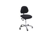 Narzedzia - Global Office chair with euromatic seat mechanism and easy-running castors - black wool - 61302022