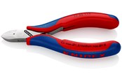 Narzedzia do pracy z napedem elektrycznym - KNIPEX Szczypce tnące boczne dla elektroników, ze złączem wsuwkowym - 77 22 115