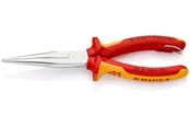 Narzedzia do pracy z napedem elektrycznym - KNIPEX Szczypce tnące półokrągłe, (wydłużone typu „bociani dziób”) - 26 16 200 T