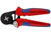 Narzedzia do prac hydraulicznych - KNIPEX Samonastawne szczypce dozagniatania tulejek kablowych, z ładowaniem bocznym - 97 53 04
