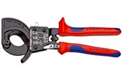 Narzedzia do pracy z napedem elektrycznym - KNIPEX Nożyce do kabli, (z mechanizmem zapadkowym) - 95 31 250