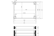 Rozdzielnice i szafy sterownicze - Schneider Electric 4 plinth side panels 200x400 - NSYSPS4100