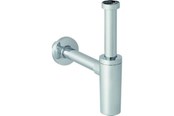Czesci zamienne i akcesoria montazowe - Geberit dip tube trap for washbasin horizontal outlet: d40mm g1 1/4 bright chrome-plated - 151.035.21.1