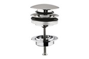 Czesci zamienne i akcesoria montazowe - Grohe push-open waste set supersteel - 65807DC0