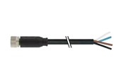 Technologia czujników - Murrelektronik M8 female 0° with cable pvc 4x0.25 bk ul/csa 5m 7000-08061-6110500 - 7000-08061-6110500