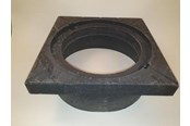 Produkty zaopatrzenia w wode - Gavatec Square frame for water meter cover ø400 mm in plastic - 14 5820.860