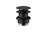 Czesci zamienne i akcesoria montazowe - Hansgrohe waste set brass push-open for basin and bidet mixers matt black - 50100670