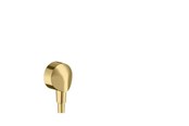 Prysznic i akcesoria do montazu - Hansgrohe fixfit wall outlet e without non-return valve polished gold-optic - 27454990