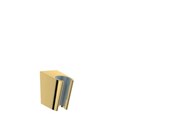 Prysznic i akcesoria do montazu - Hansgrohe shower holder porter s polished gold-optic - 28331990