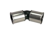 Systemy Alu pex - Henco press bend 45° 63 x 63 mm - 27PK-6363