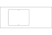 Kasety, listwy szynowe i mocowania - Tehalit Cover for double module fuga pw 2se/brh 132 ph - 2SE/BRH 132 PH