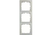 Przelaczniki - Berker Frame 3gang s1 polar white matt - 10139909