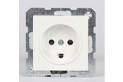 Przelaczniki - Berker Socket outlet danish version s/b polar white - 6647761909