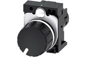 Przyciski i urządzenia sygnalizacyjne - Siemens Potentiometer compact 22mm round plastic black - 3SU1200-2PS10-1AA0