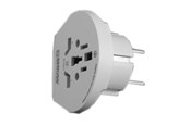 Przelaczniki - Elworks Skross traveladapter white (denmark to europe) - 25-099-1