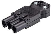 Kable i przewody - Wieland Gst18i3 plug male 3-pole 250v/20a 0.75-2.5mm2 ø=6.5-10.5mm black 92.732.3053.1 - 92.732.3053.1