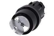 Przyciski i urzadzenia sygnalizacyjne - Siemens Ronis key-operated switch 22 mm round plastic lock - 3SU1000-4BF01-0AA0