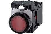 Przyciski i urządzenia sygnalizacyjne - Siemens Illuminated pushbutton red - 3SU1102-0AB20-1CA0
